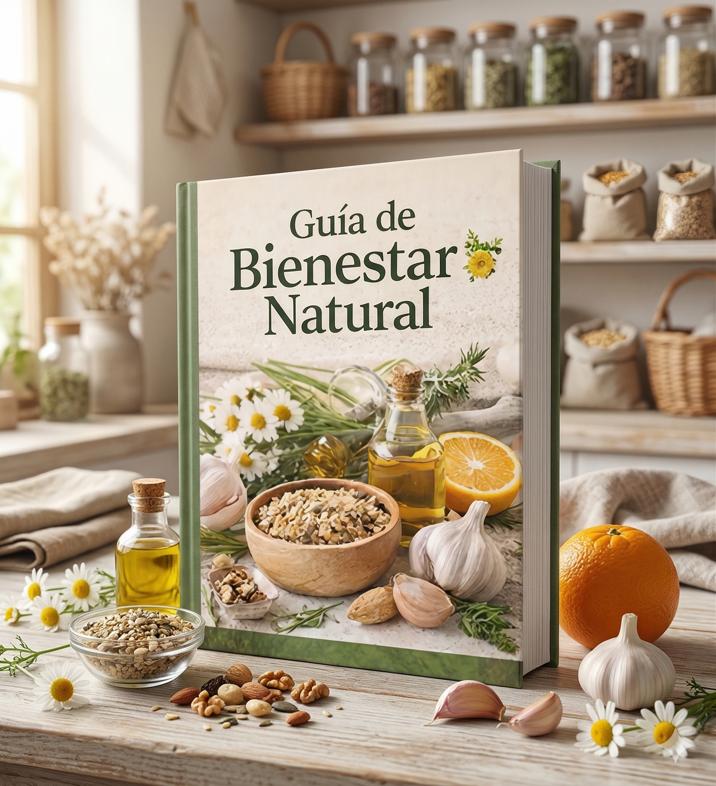 Guía de Bienestar Natural: +300 Recetas Simples para tu Día a Día + 2 🎁 Bonus Exclusivos